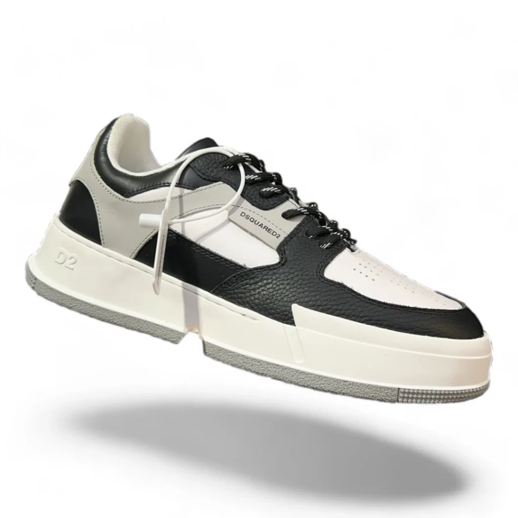 DSQUARED2 basket sneakers white and black