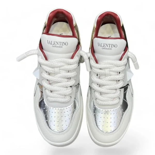 VALENTINO garavani open skate white and silver