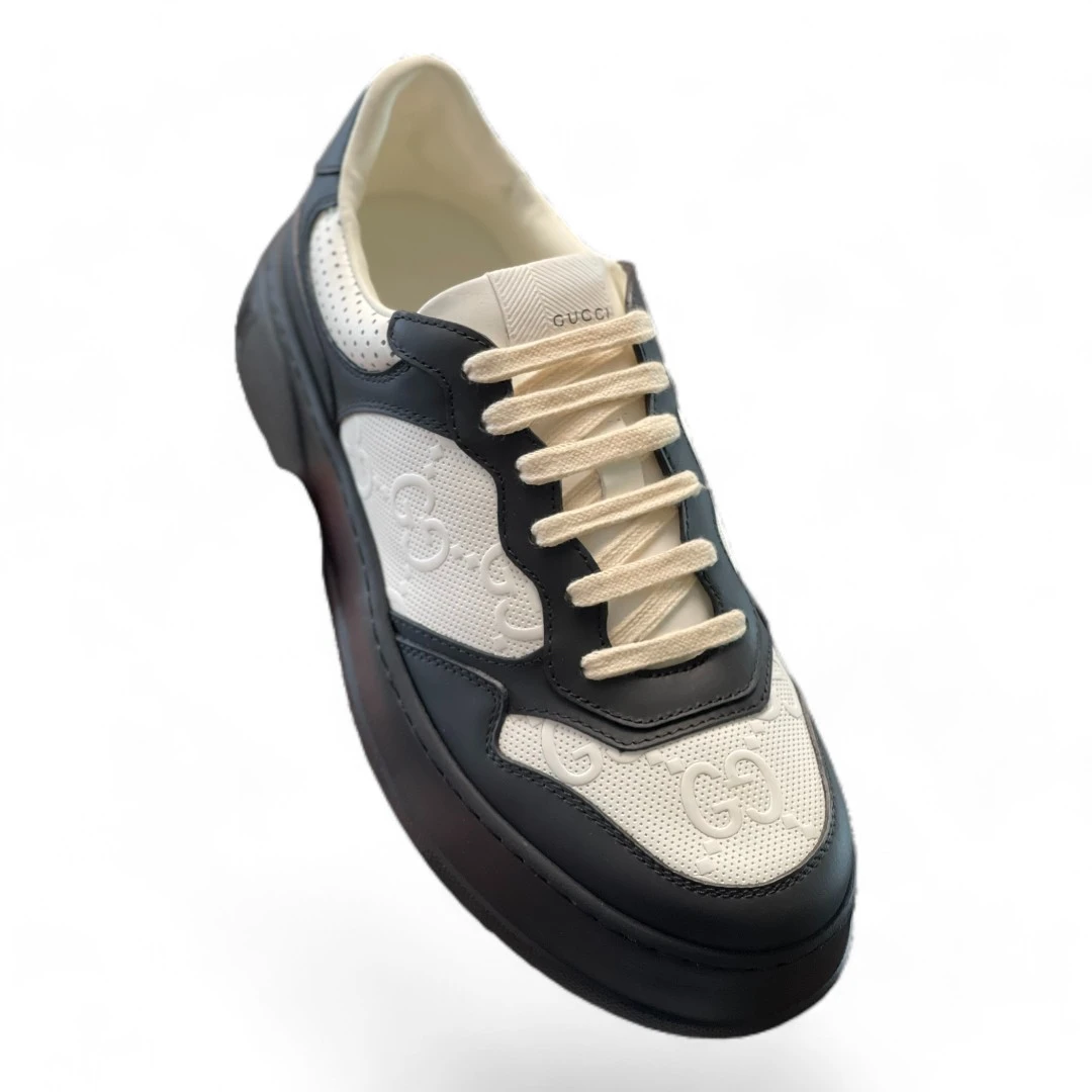 GUCCI tennis 1977 sneaker white and black