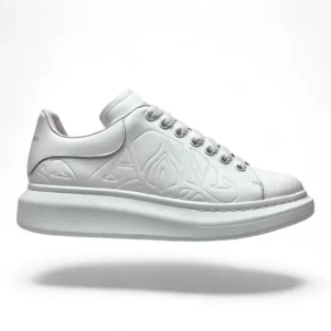 ALEXANDER MCQUEEN oversized graffiti sneaker white