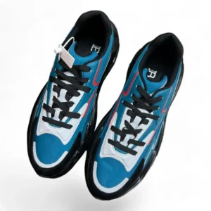 BALMAIN b-bold low-top blue and black