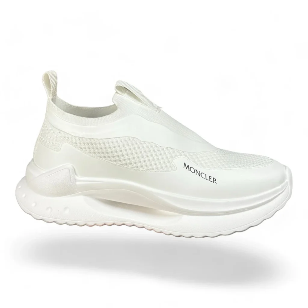 MONCLER bubble sneaker white