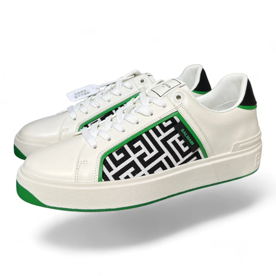 BALMAIN b-court 7 white and green