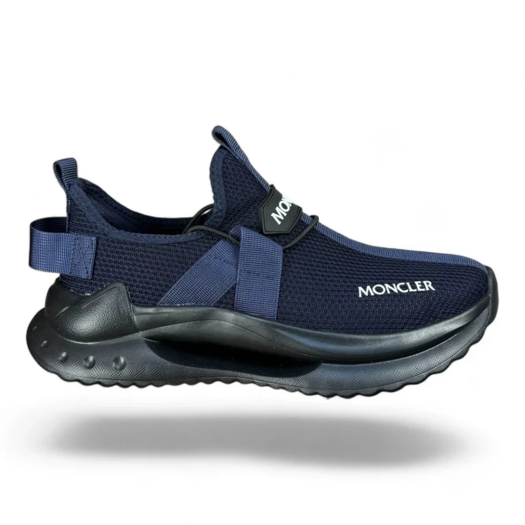 MONCLER bubble 7 sneaker navy and black