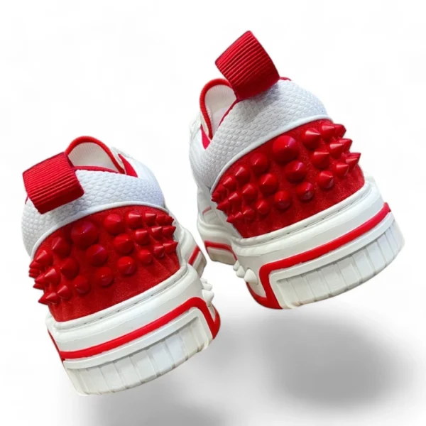 CHRISTIAN LOUBOUTIN hapus white and red