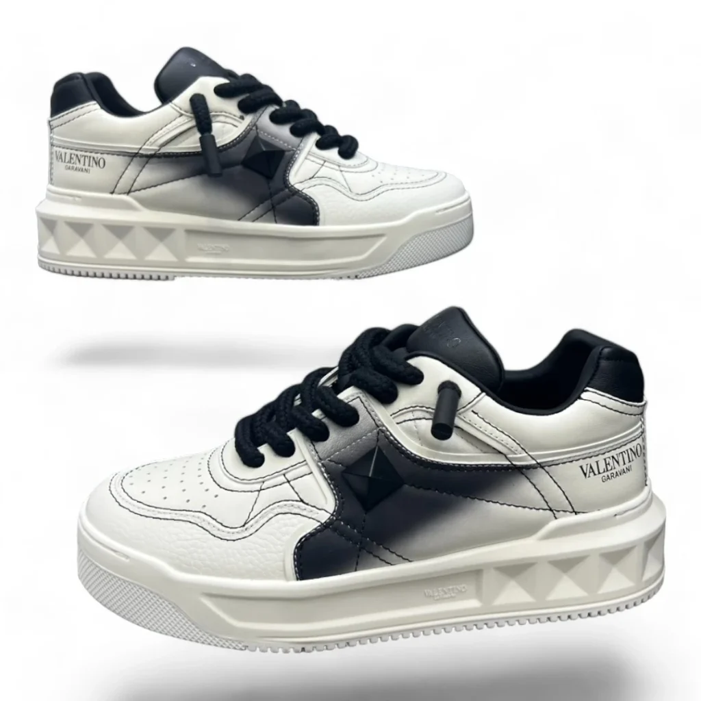 VALENTINO garavani one stud white and black