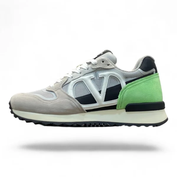 VALENTINO garavani rockrunner white and green