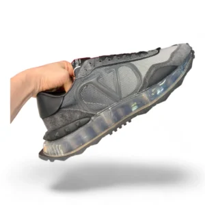 VALENTINO garavani rockrunner plus black and grey