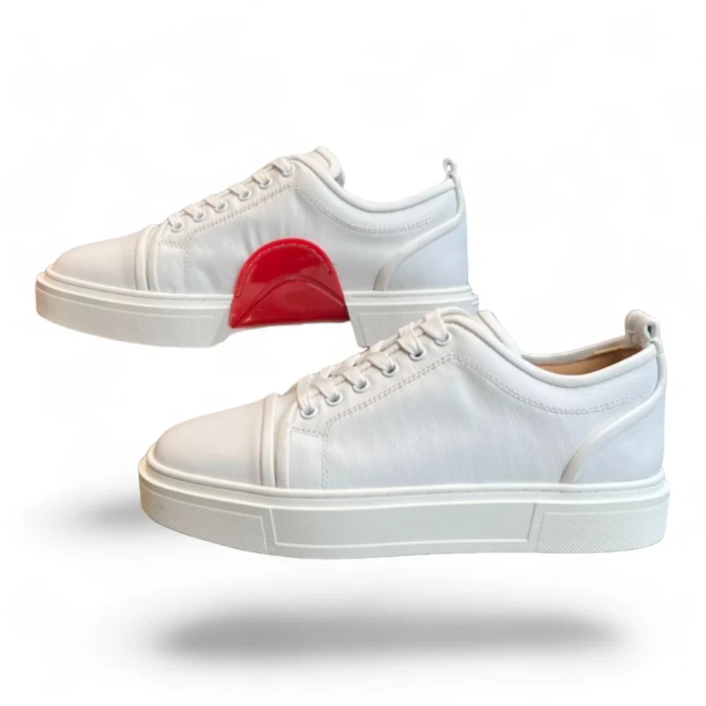 CHRISTIAN LOUBOUTIN mortimer flat white