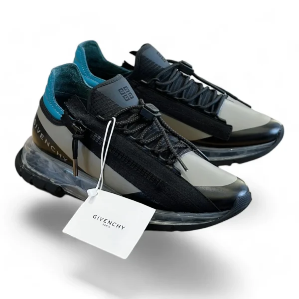 GIVENCHY giv runner grey, black, and teal