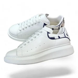 ALEXANDER MCQUEEN oversized sneaker white and navy