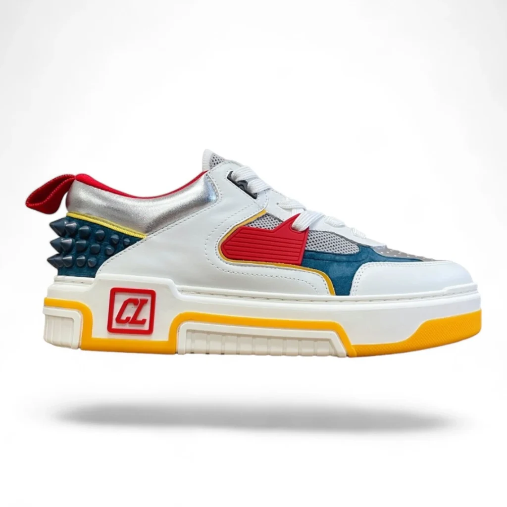CHRISTIAN LOUBOUTIN hapus white and yellow and red