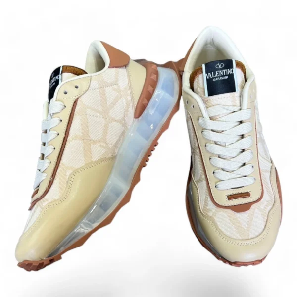 VALENTINO garavani rockrunner plus beige and brown