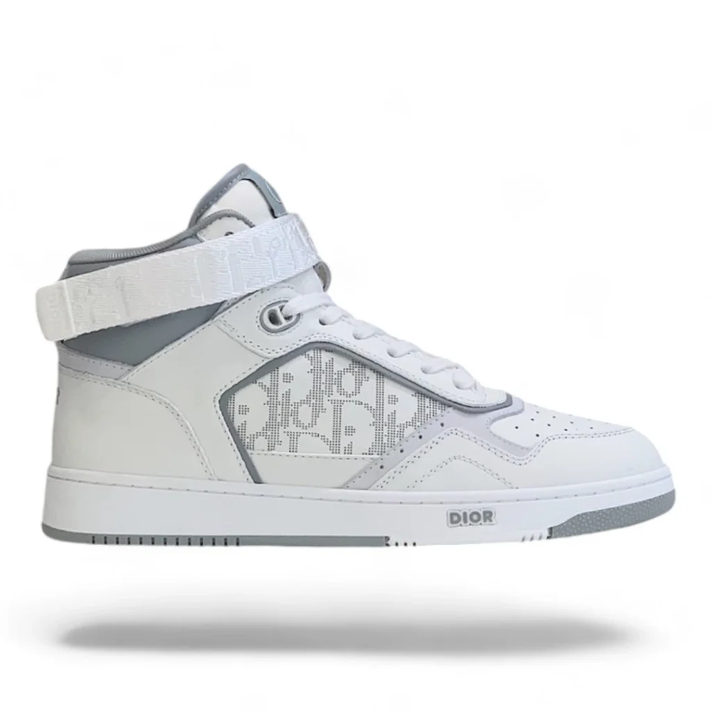 DIOR b27 high-top white and grey