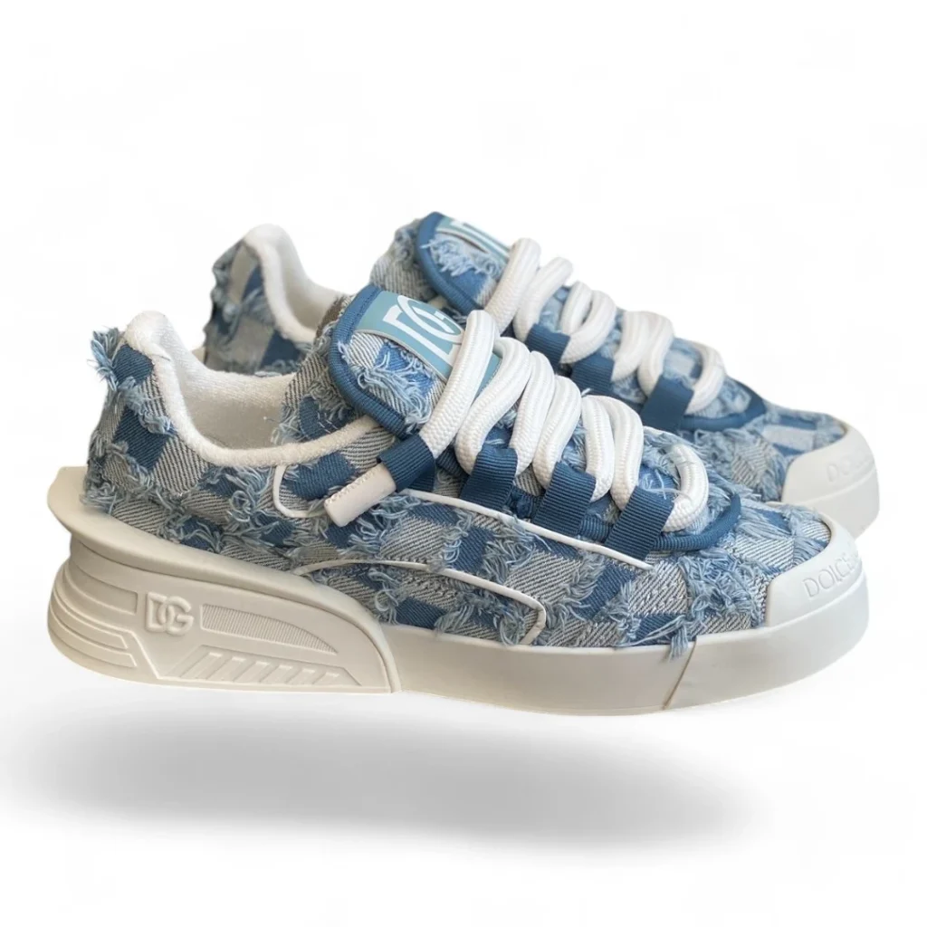 DOLCE&GABBANA daymaster distressed denim and white