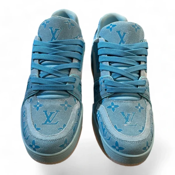 LOUIS VUITTON trainer blue monogram