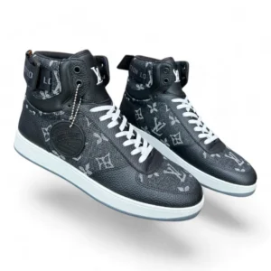 LOUIS VUITTON rivals sneaker boot black and grey