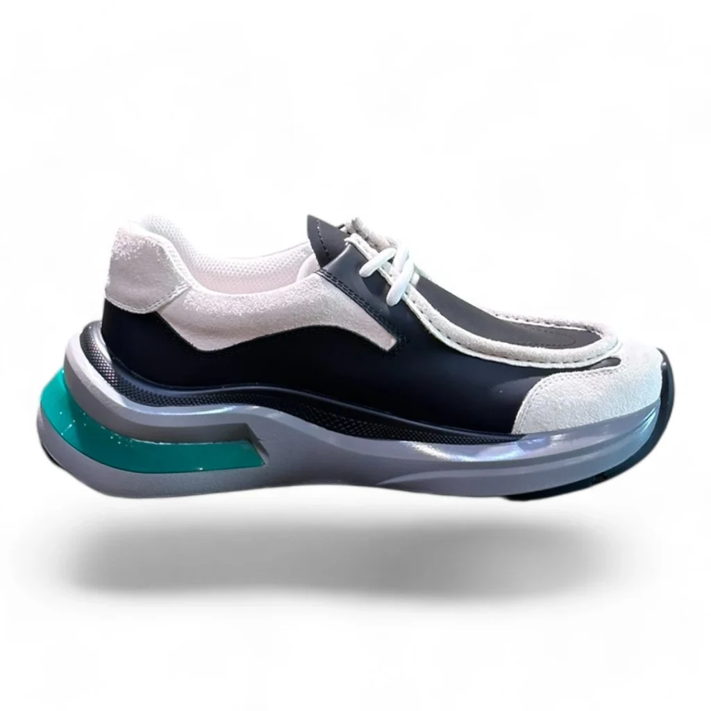PRADA cloudbust thunder derby black and white