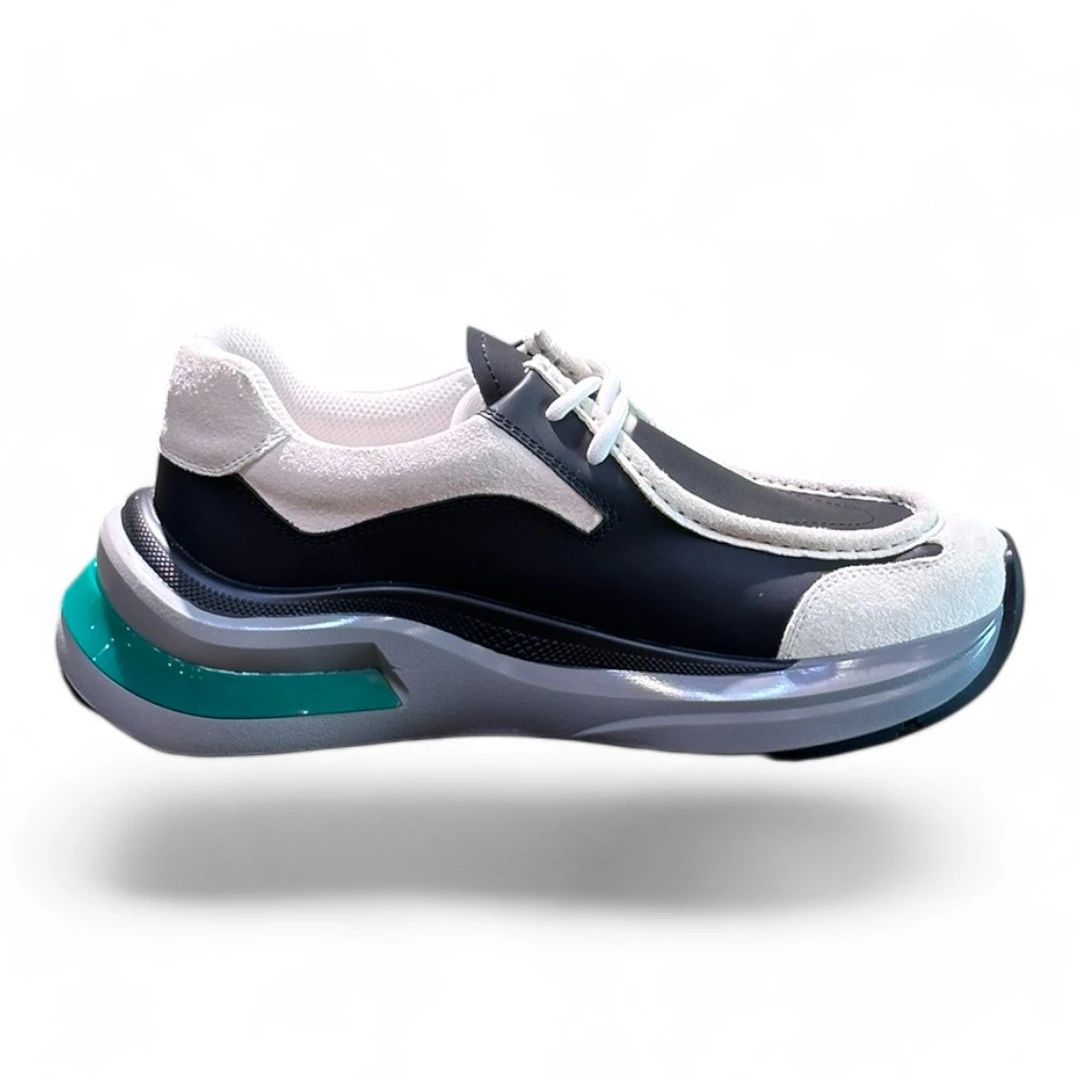 PRADA cloudbust thunder derby black and white