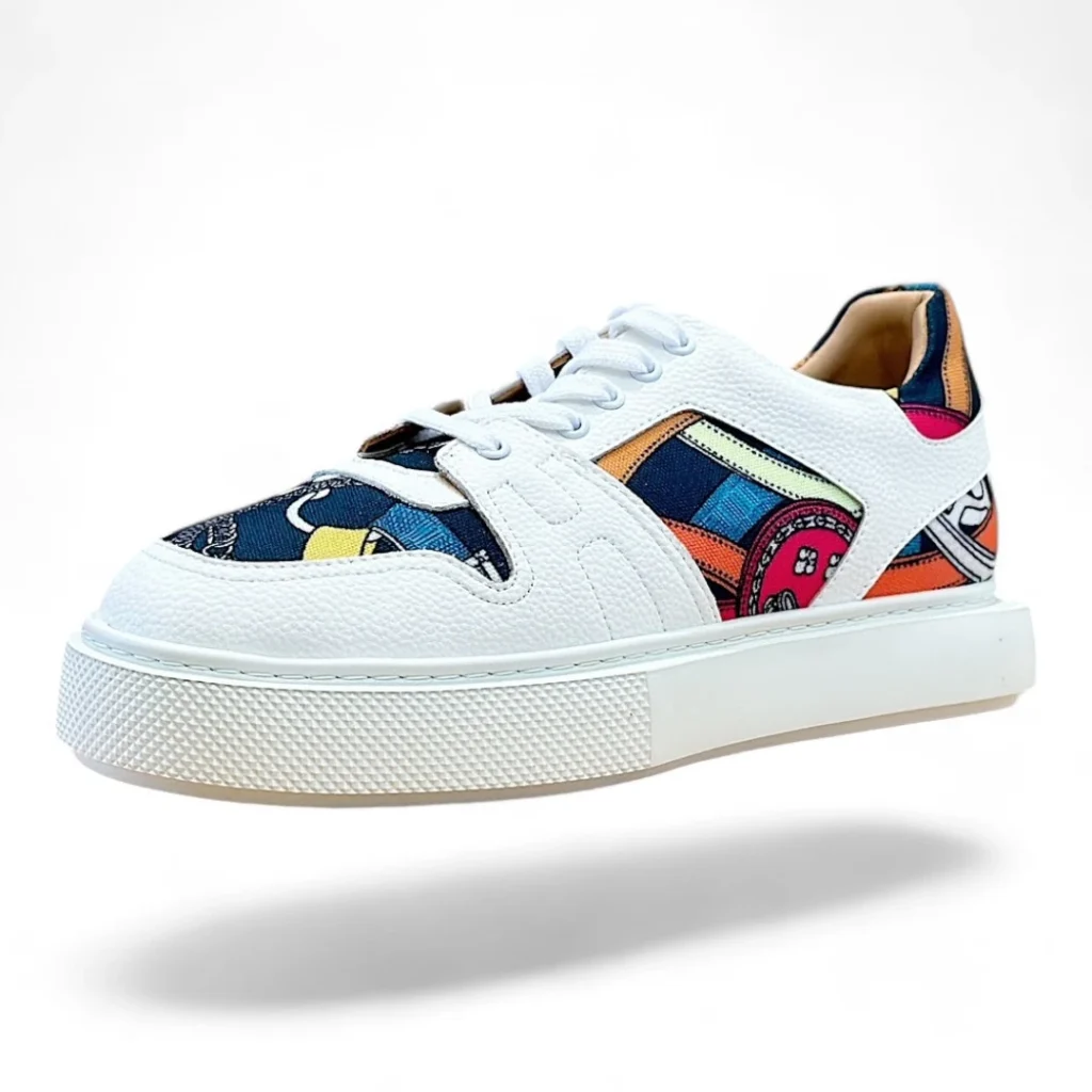 HERMÈS avenue sneaker white and multicolor