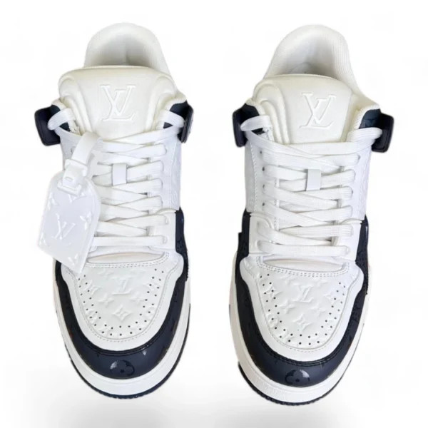 LOUIS VUITTON trainer navy and white