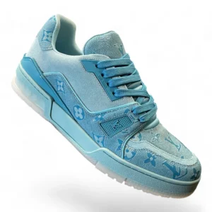 LOUIS VUITTON trainer blue monogram