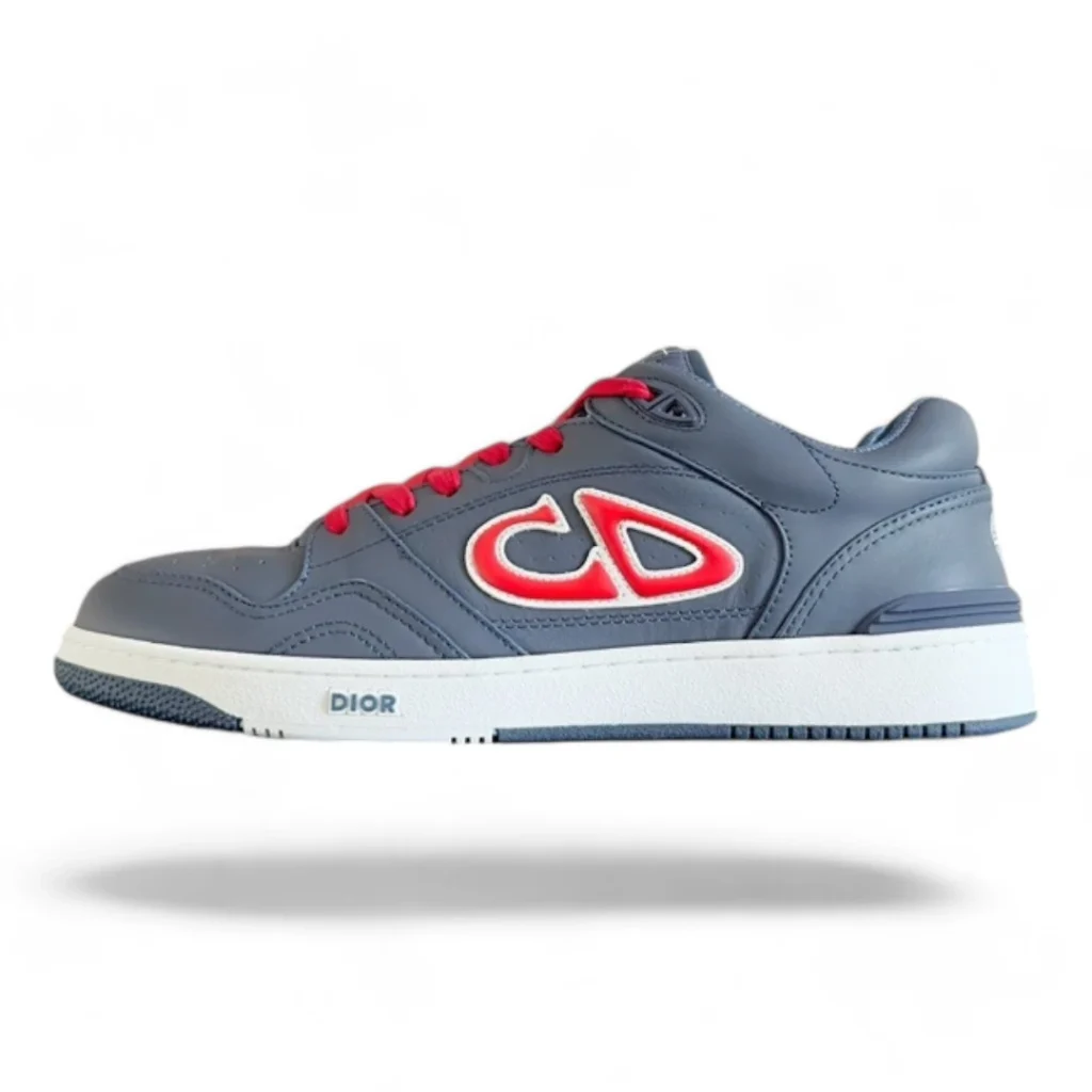 DIOR b27 low-top grey and red