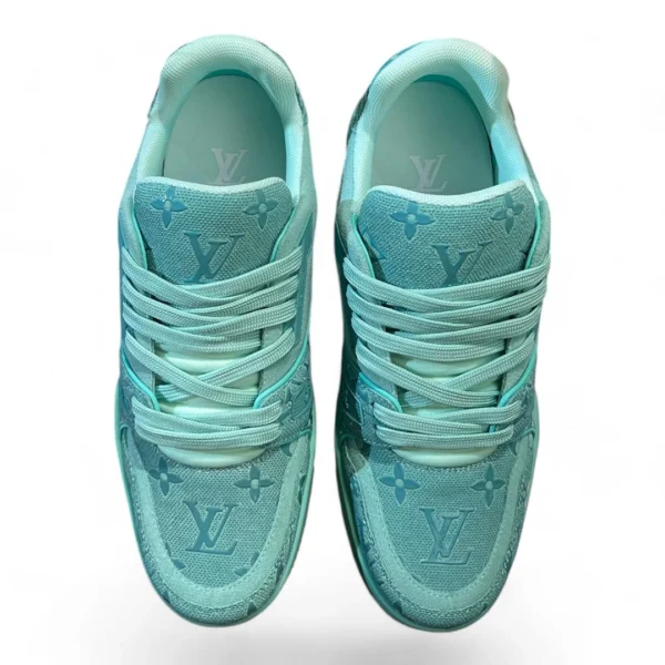 LOUIS VUITTON trainer green monogram