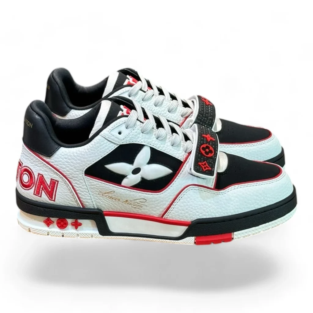 LOUIS VUITTON trainer white and black
