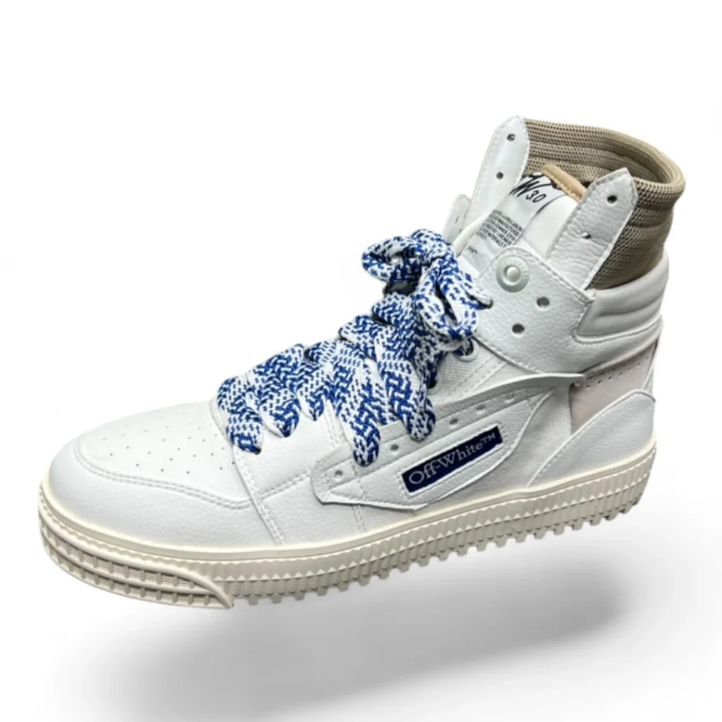 OFF-WHITE out of office high-top white and blue