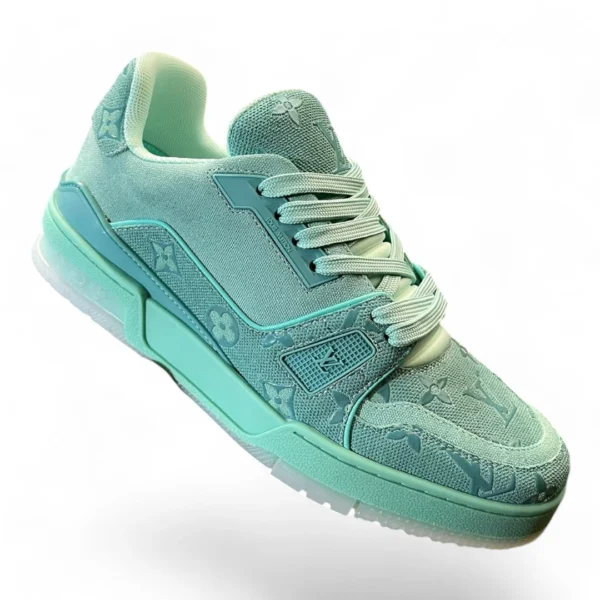 LOUIS VUITTON trainer green monogram
