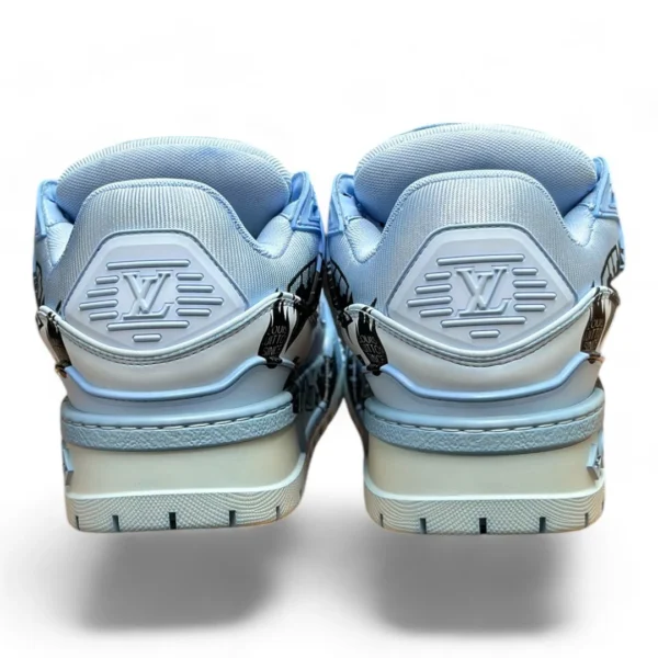 LOUIS VUITTON lv skate sneaker light blue and black