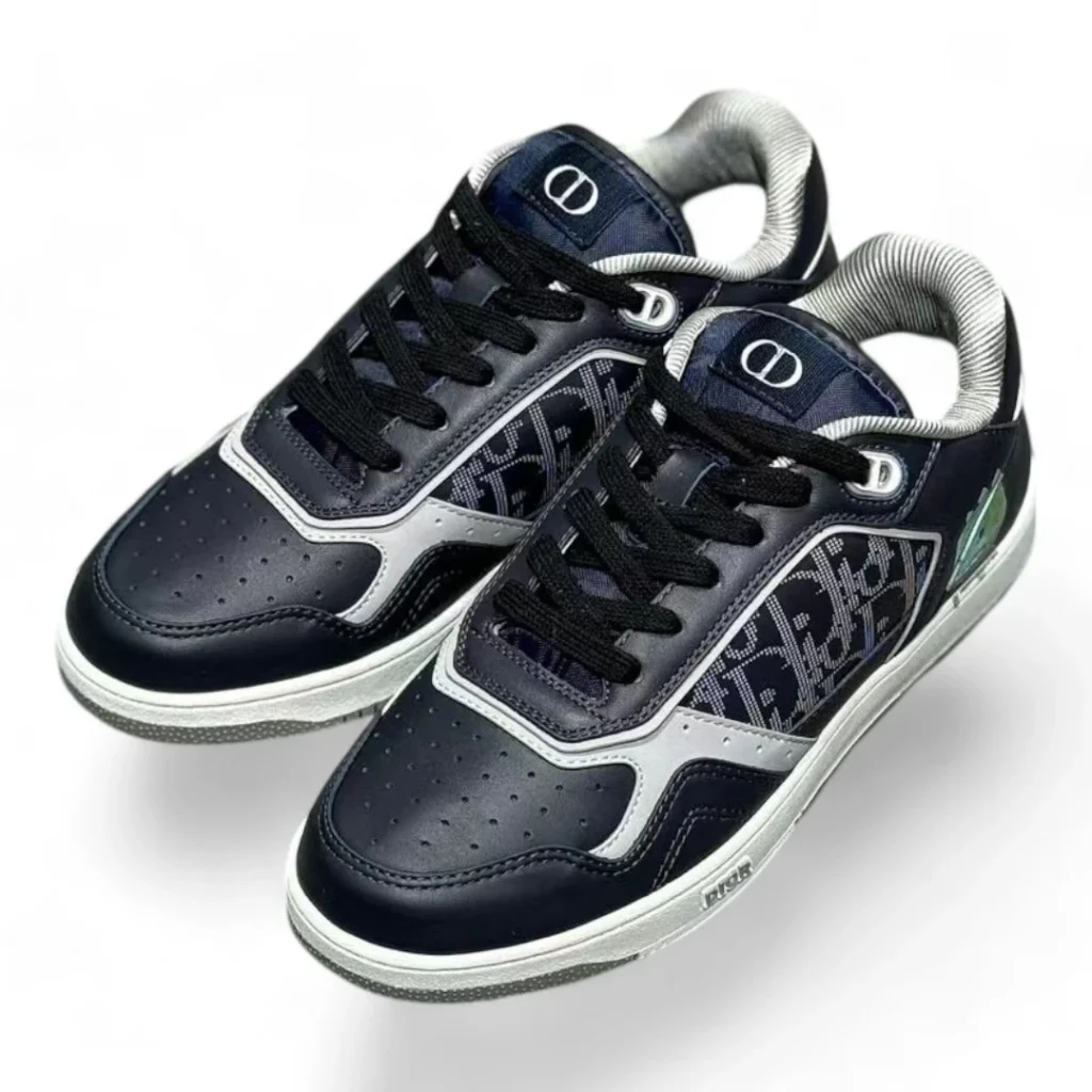 DIOR b27 low-top navy and grey