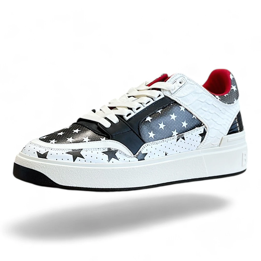 BALMAIN b-bold star black and white