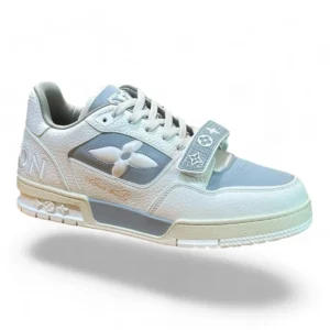 LOUIS VUITTON trainer white and grey