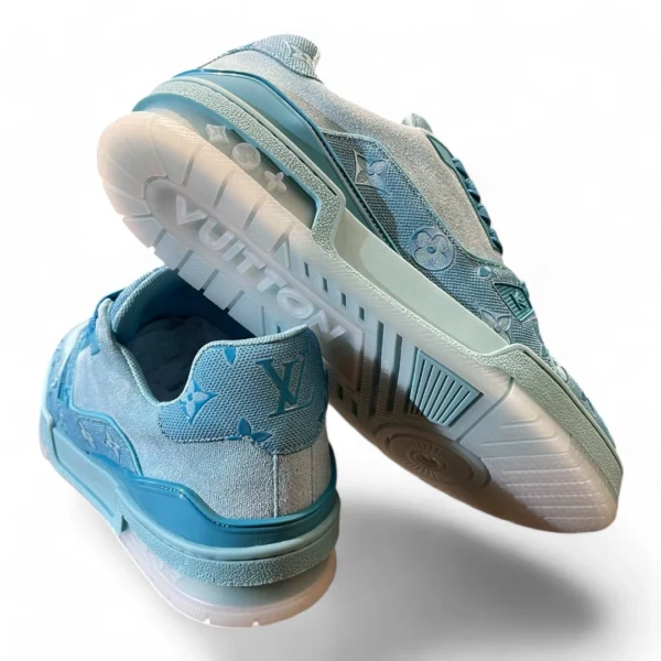 LOUIS VUITTON trainer blue monogram