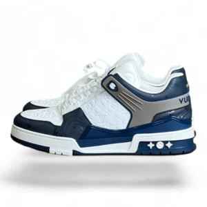 LOUIS VUITTON trainer navy and white