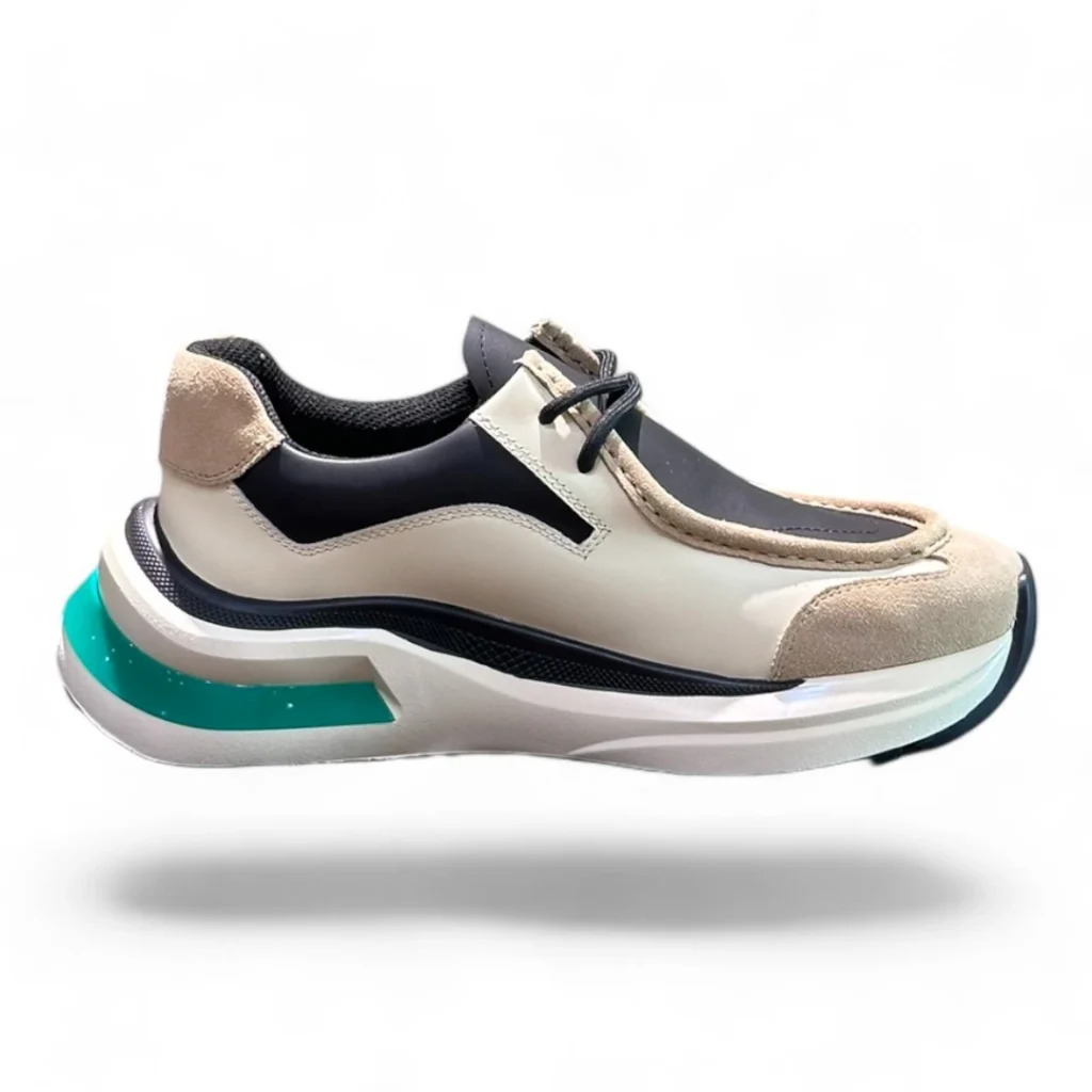 PRADA cloudbust thunder derby beige and black
