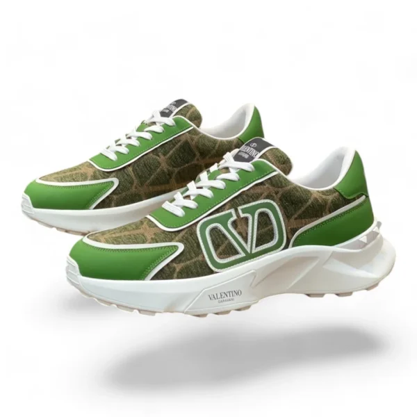 VALENTINO garavani vl7n sneaker green and white