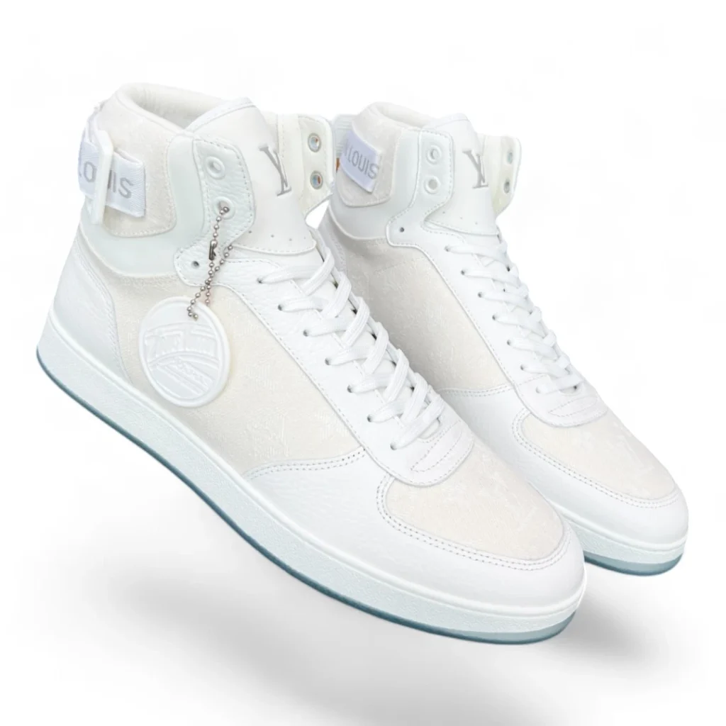 LOUIS VUITTON rivals sneaker boot white