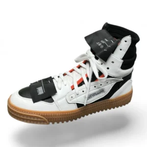 OFF-WHITE out of office high-top white and black