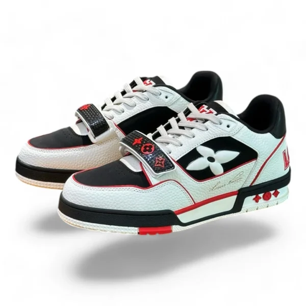LOUIS VUITTON trainer white and black