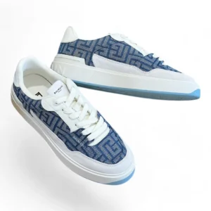 BALMAIN b-bold monogram 7 blue and white