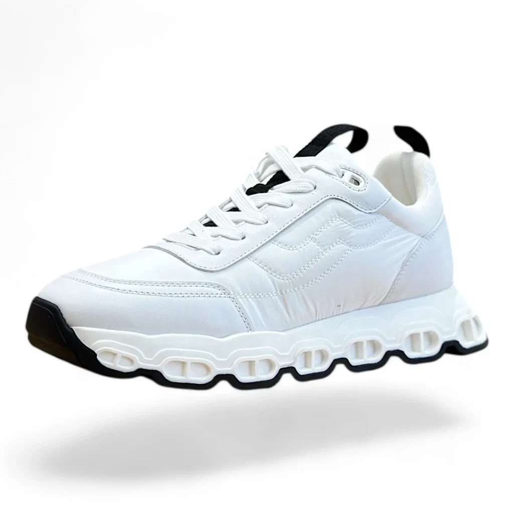HERMÈS bounce white and black