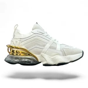 PHILIPP PLEIN runner bubble white and gold