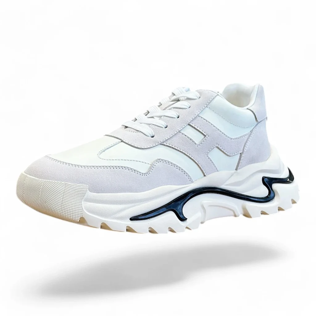 HERMÈS bounce sneaker white and black