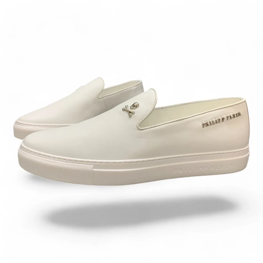 PHILIPP PLEIN slip-on white