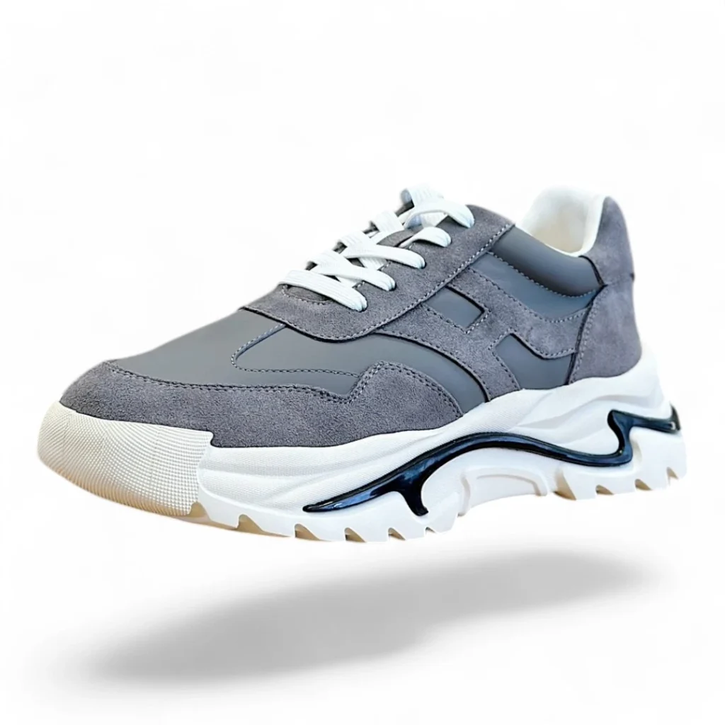 HERMÈS bounce sneaker grey and white