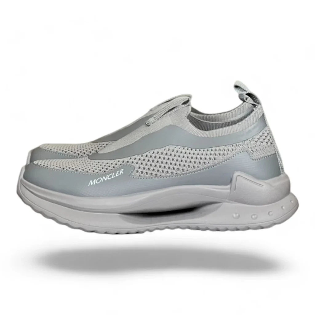 MONCLER leave no trace slip-on grey