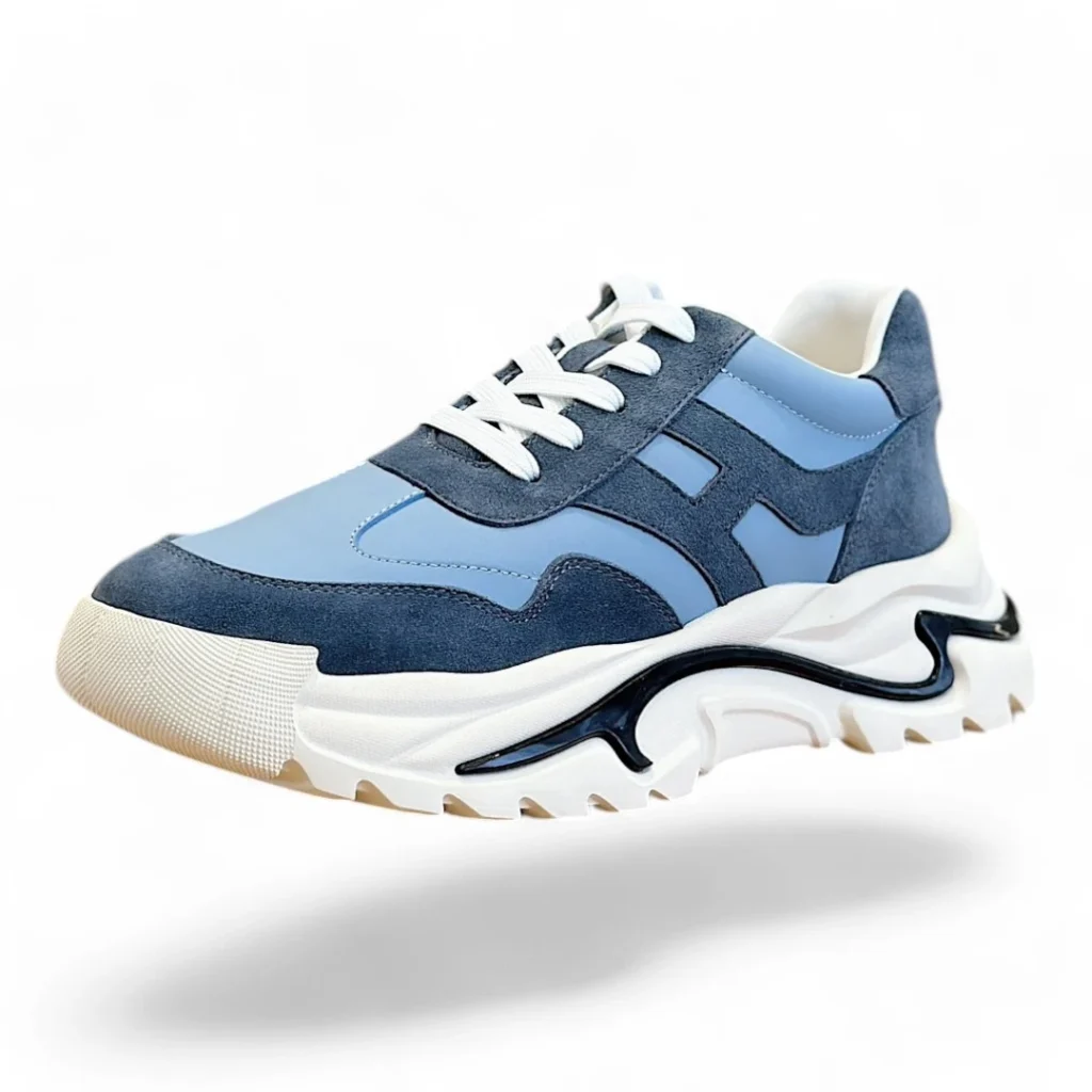 HERMÈS bounce sneaker blue and navy
